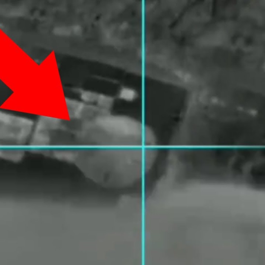 Large Drone Drop Anti Tank Mines At Russian Position Large Drone Drop Anti Tank Mines At Russian Position