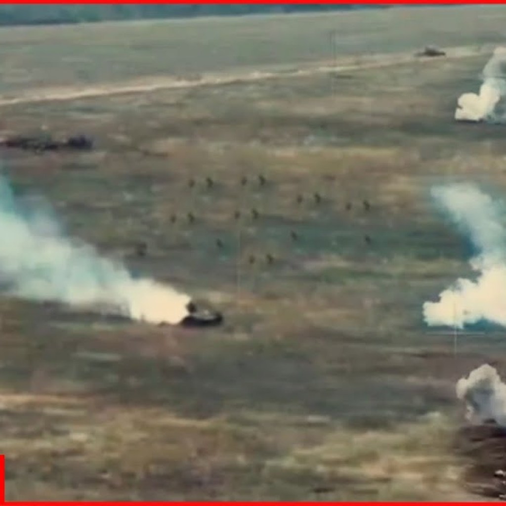 Tragic fate of invaders -Footage of mass escape of Russians after their military equipment is struck Tragic fate of invaders -Footage of mass escape of Russians after their military equipment is struck