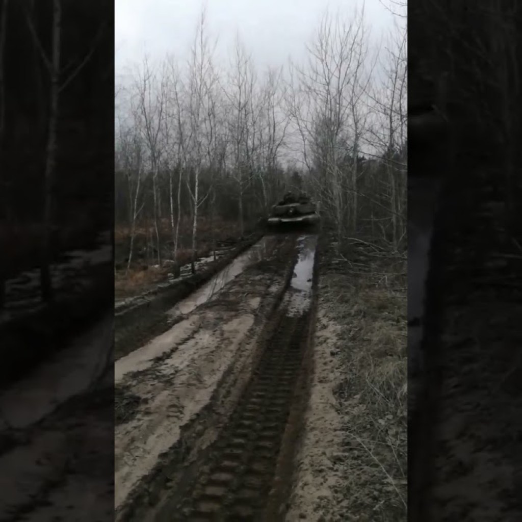 American Abrams tank seen in Ukraine for the first time American Abrams tank seen in Ukraine for the first time