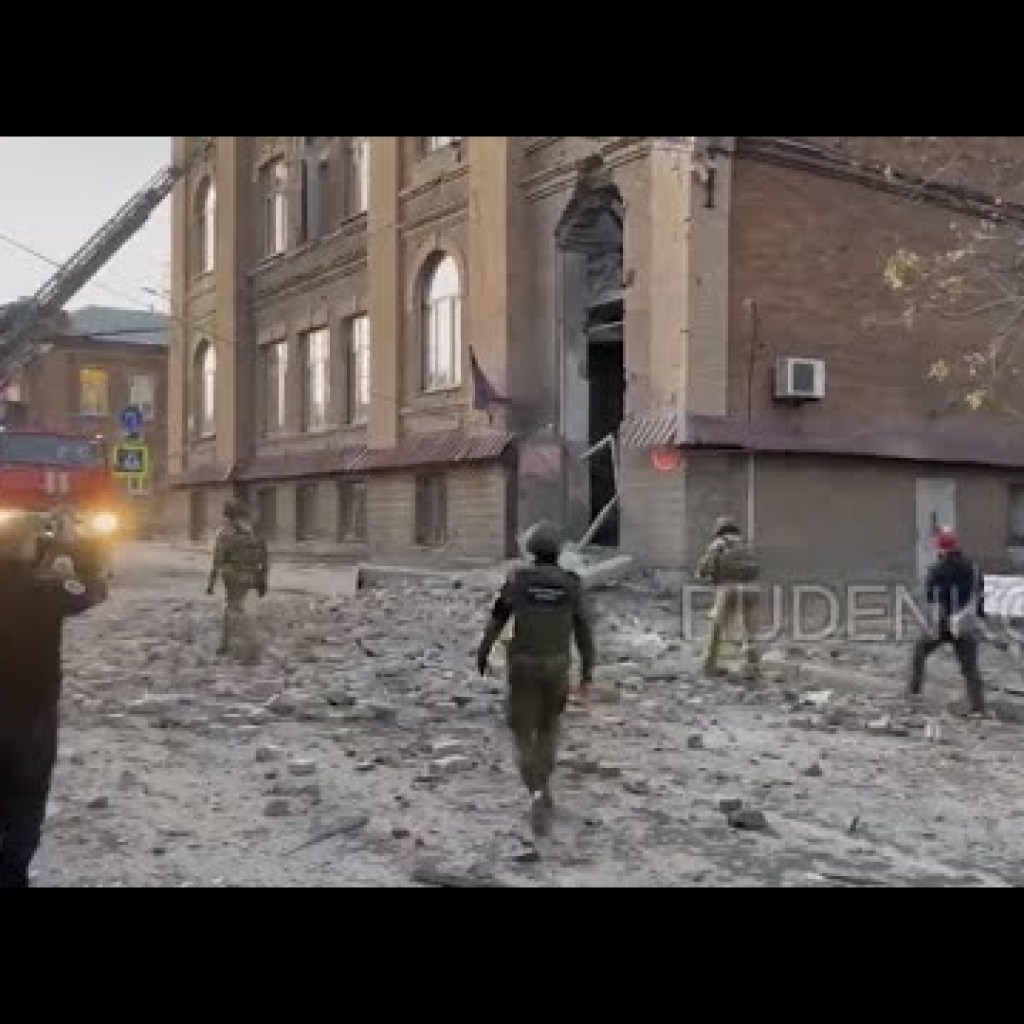 Ukraine launches missile attack on building where Russian drone operators were trained in Donetsk Ukraine launches missile attack on building where Russian drone operators were trained in Donetsk