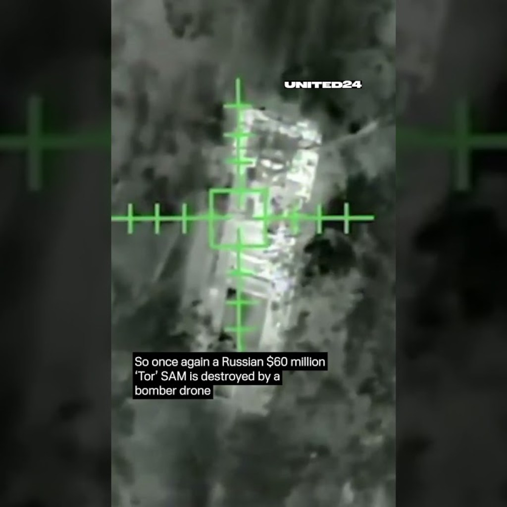Russian million’Tor’ SAM is destroved by ?? bomber drone #warinukraine #shorts #warinukraine Russian million’Tor’ SAM is destroved by ?? bomber drone #warinukraine #shorts #warinukraine