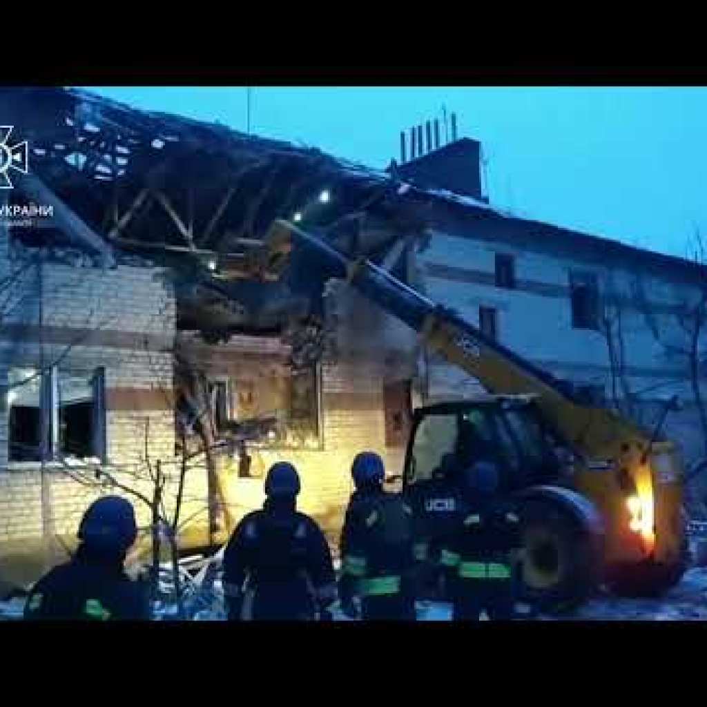 In Sumy Oblast, a two-story residential building was destroyed as a result of an enemy UAV strike In Sumy Oblast, a two-story residential building was destroyed as a result of an enemy UAV strike