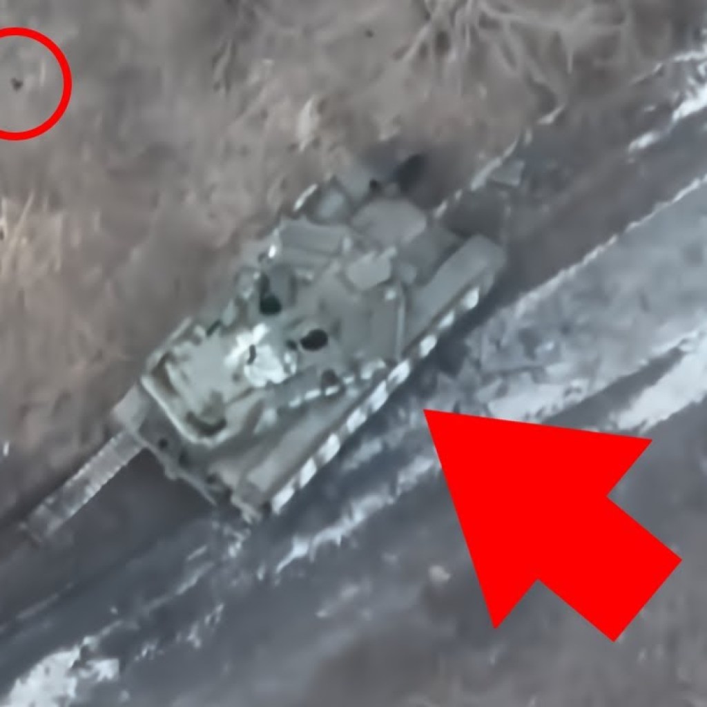T-90M Tank Hit By Drone While Being Towed T-90M Tank Hit By Drone While Being Towed