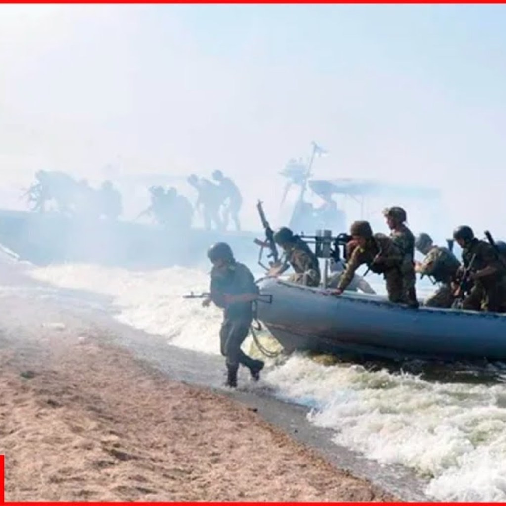 Ukrainian marines inflict heavy losses on Russians on left bank of Dnipro River in Kherson Ukrainian marines inflict heavy losses on Russians on left bank of Dnipro River in Kherson