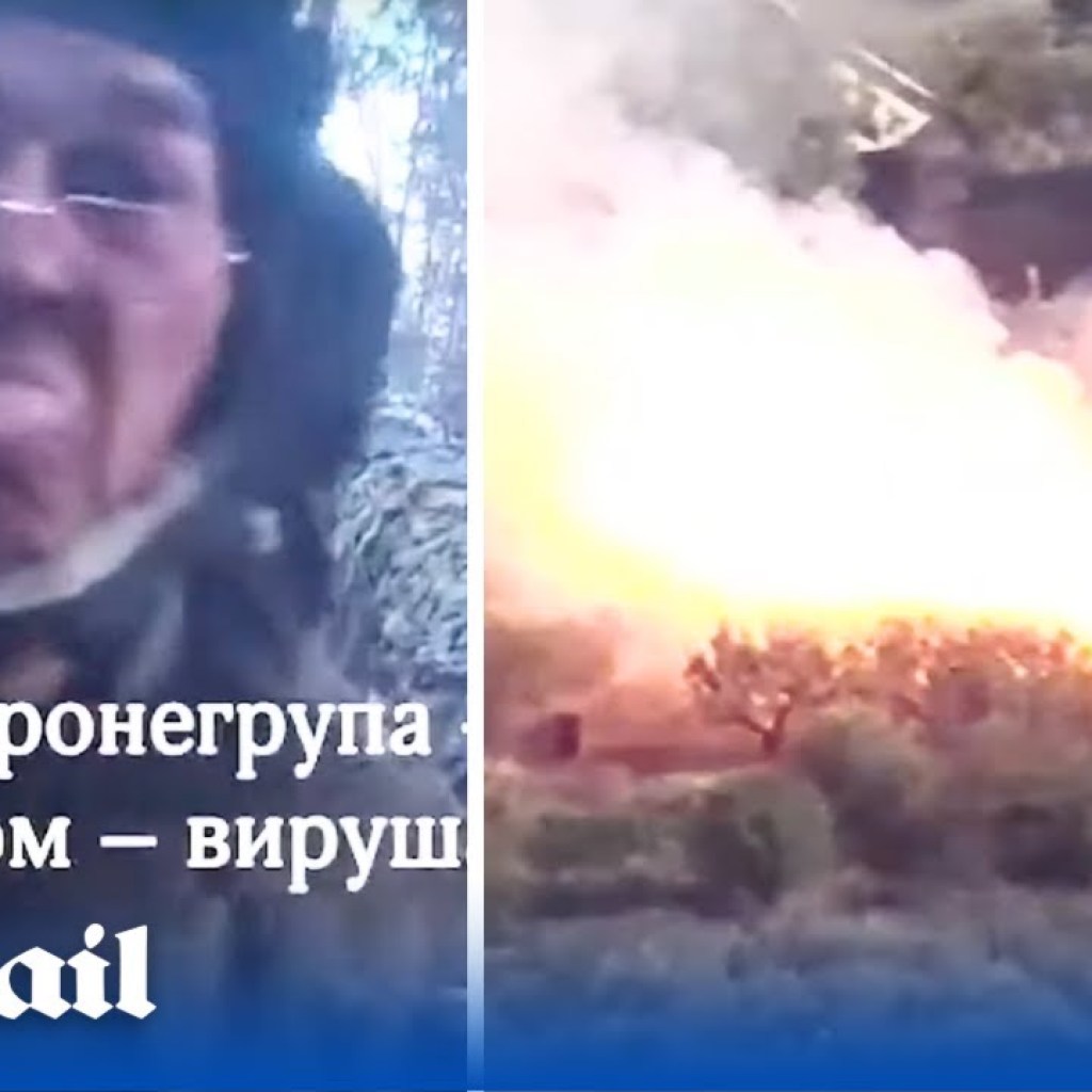 Failed Russian tank attack captured on soldier’s phone in Serebryansky Forest Failed Russian tank attack captured on soldier’s phone in Serebryansky Forest
