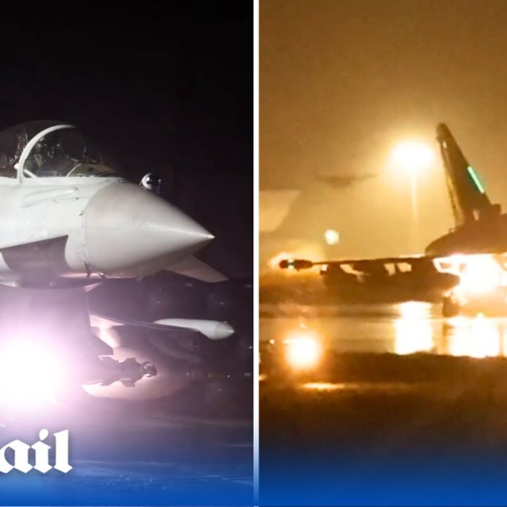 British and US forces hit Houthi missile sites in Yemen with a second wave of joint airstrikes British and US forces hit Houthi missile sites in Yemen with a second wave of joint airstrikes