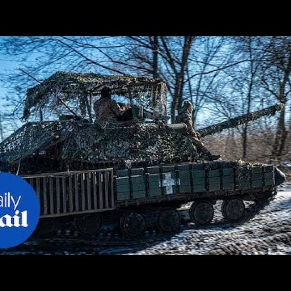 ??Ukraine test drive ??French AMX-10 RC combat vehicle during target practice ??Ukraine test drive ??French AMX-10 RC combat vehicle during target practice