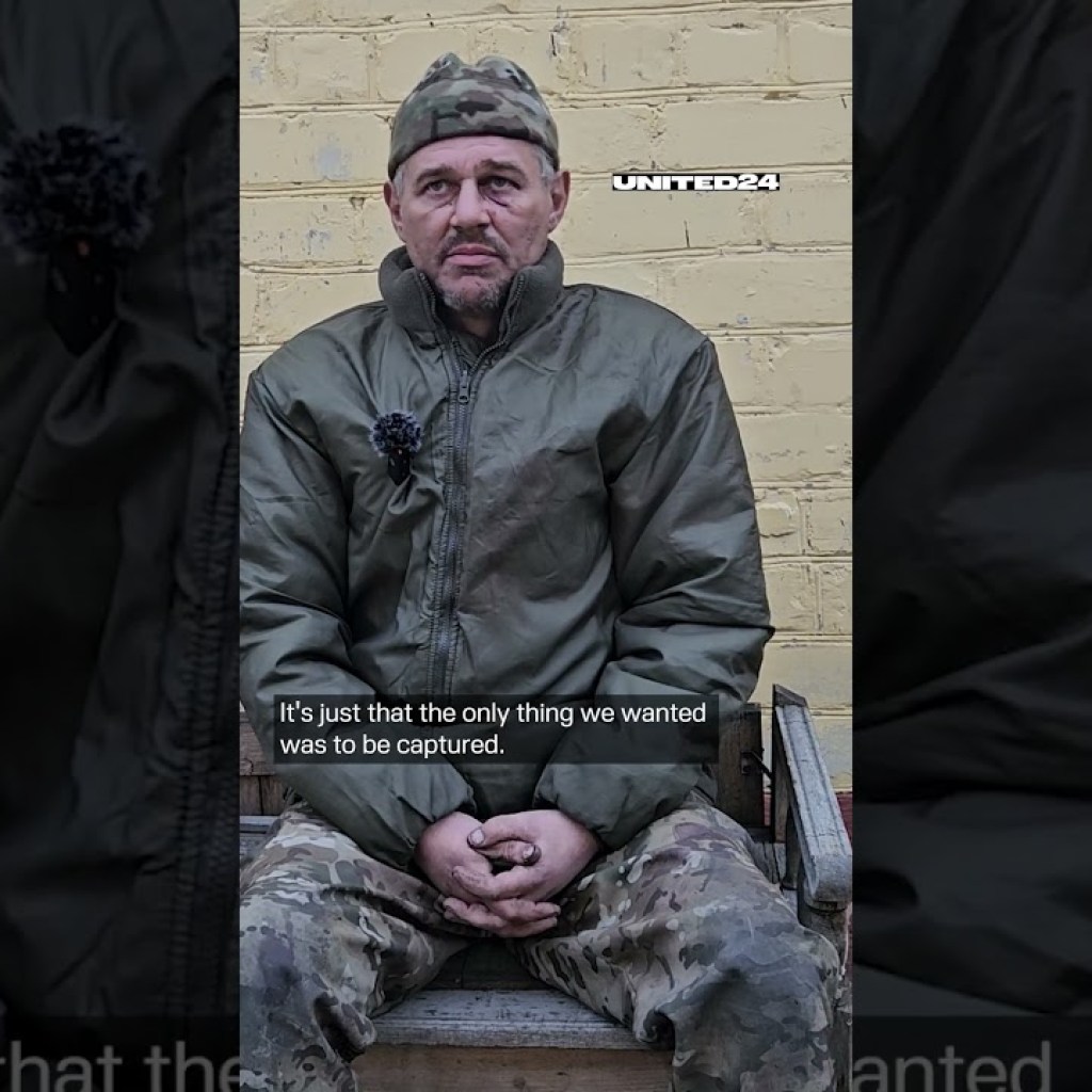 Russian POW interview: “Everyone wanted to be captured & was waiting for that” #warinukraine #shorts Russian POW interview: “Everyone wanted to be captured & was waiting for that” #warinukraine #shorts