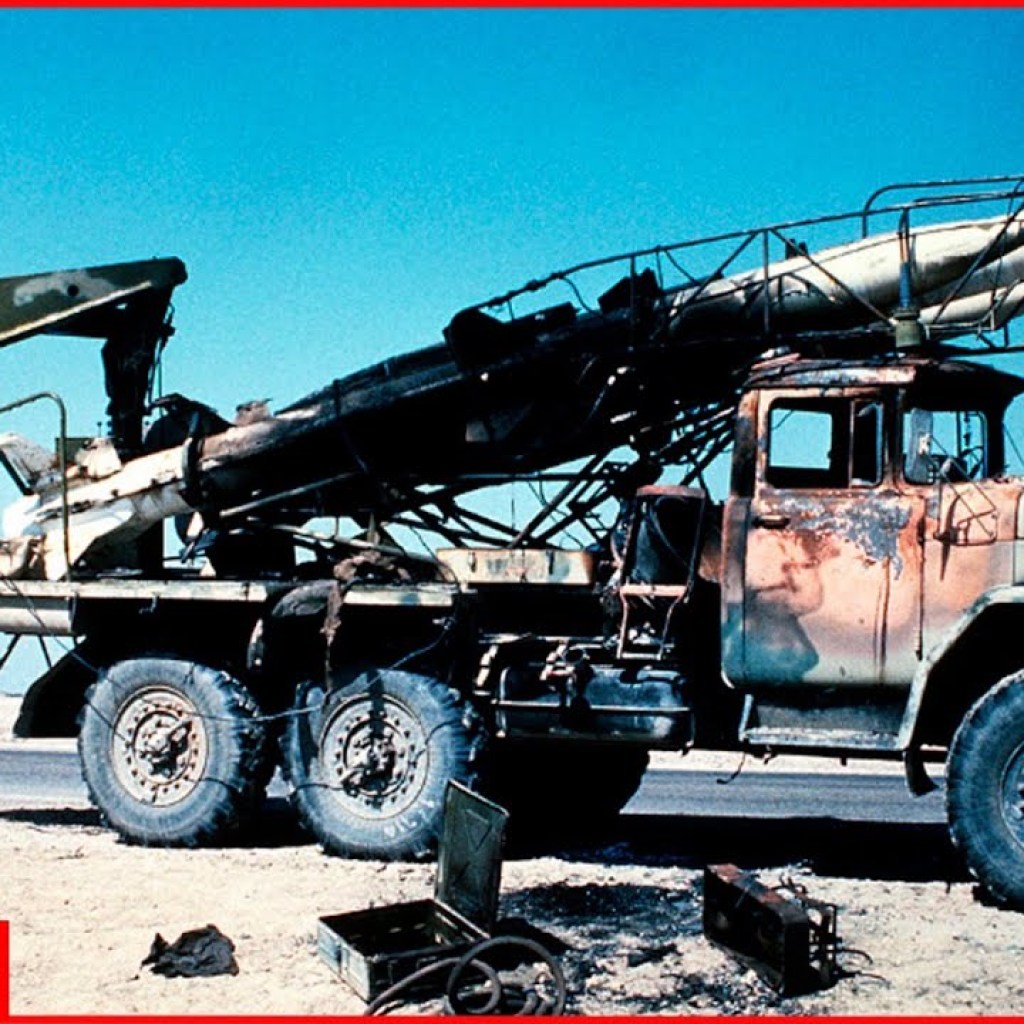 Ukrainian Special Forces destroy Russian truck loaded with Iranian rockets Ukrainian Special Forces destroy Russian truck loaded with Iranian rockets