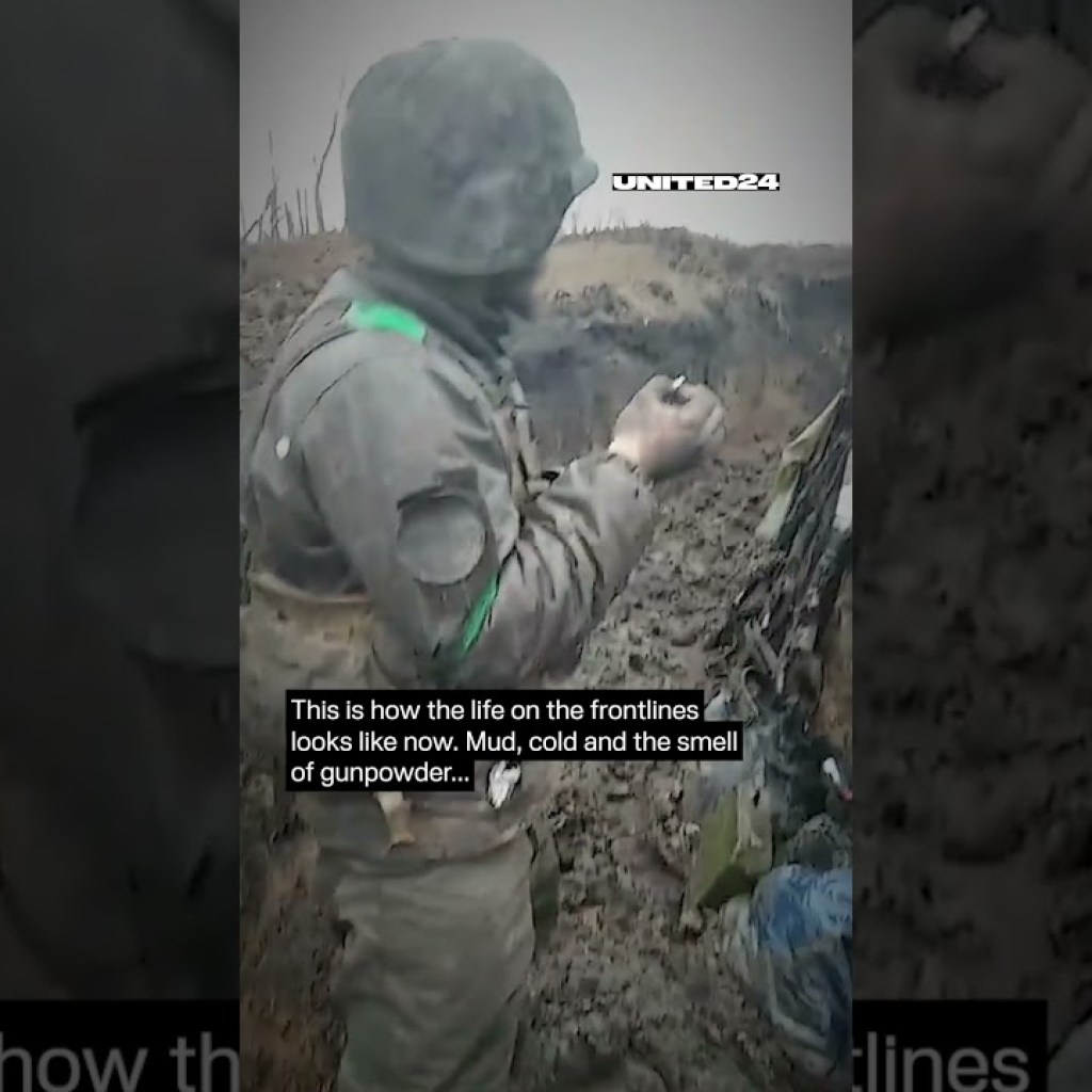 This is how the life on the frontlines looks like now. Mud, cold, smell of gunpowder #warinukraine This is how the life on the frontlines looks like now. Mud, cold, smell of gunpowder #warinukraine
