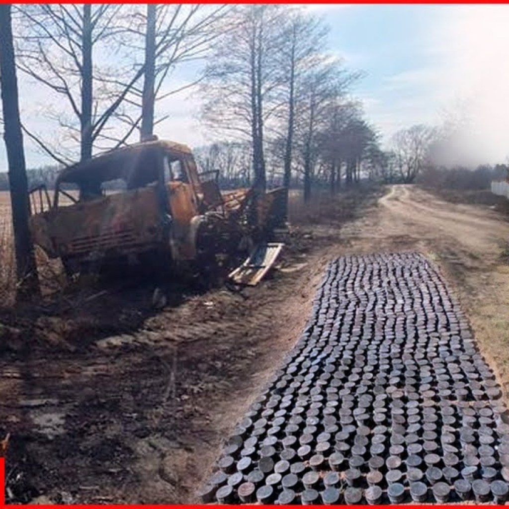 500,000 mines installed on Ukraine-Belarus border to prevent Russian attack 500,000 mines installed on Ukraine-Belarus border to prevent Russian attack
