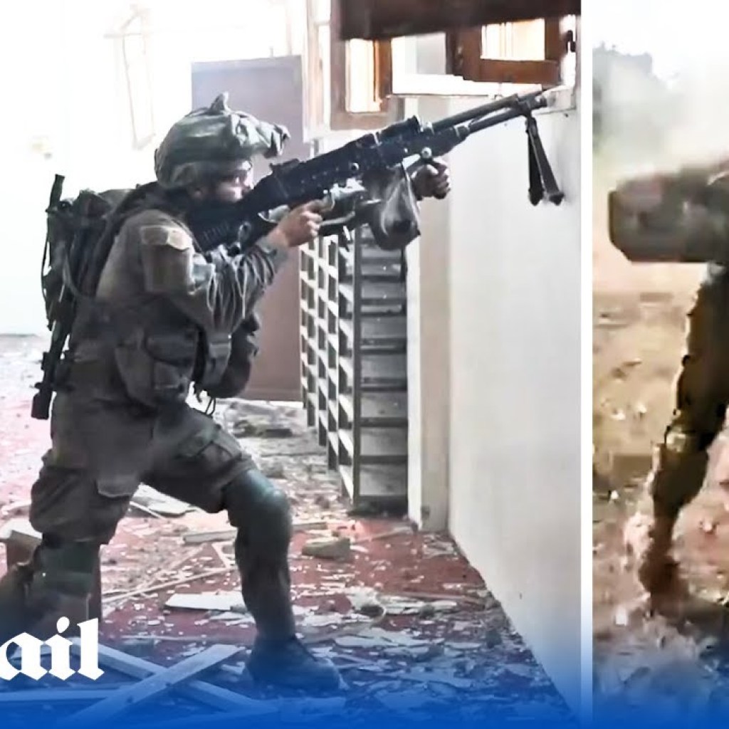 Israeli forces battle Hamas RPG fighters in Gaza Israeli forces battle Hamas RPG fighters in Gaza