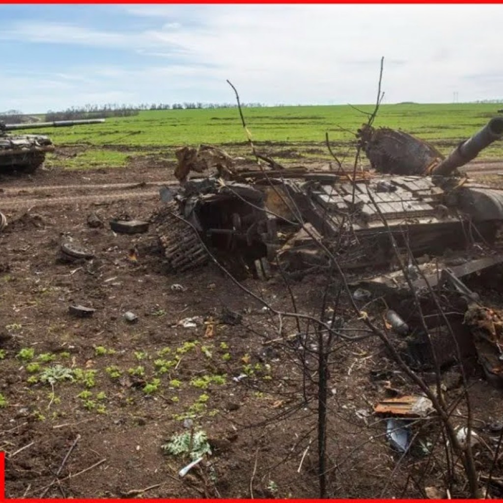 Ukrainian troops destroy Russian military equipment near Vodiane village in Donetsk Ukrainian troops destroy Russian military equipment near Vodiane village in Donetsk