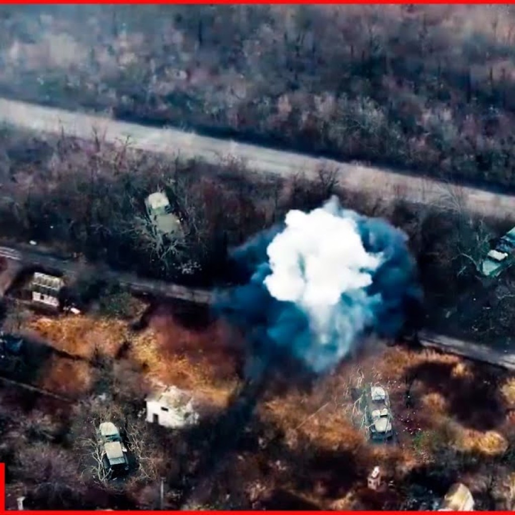 HIMARS destroys BM-21 “Grad” that Russians were hiding in forest area HIMARS destroys BM-21 “Grad” that Russians were hiding in forest area