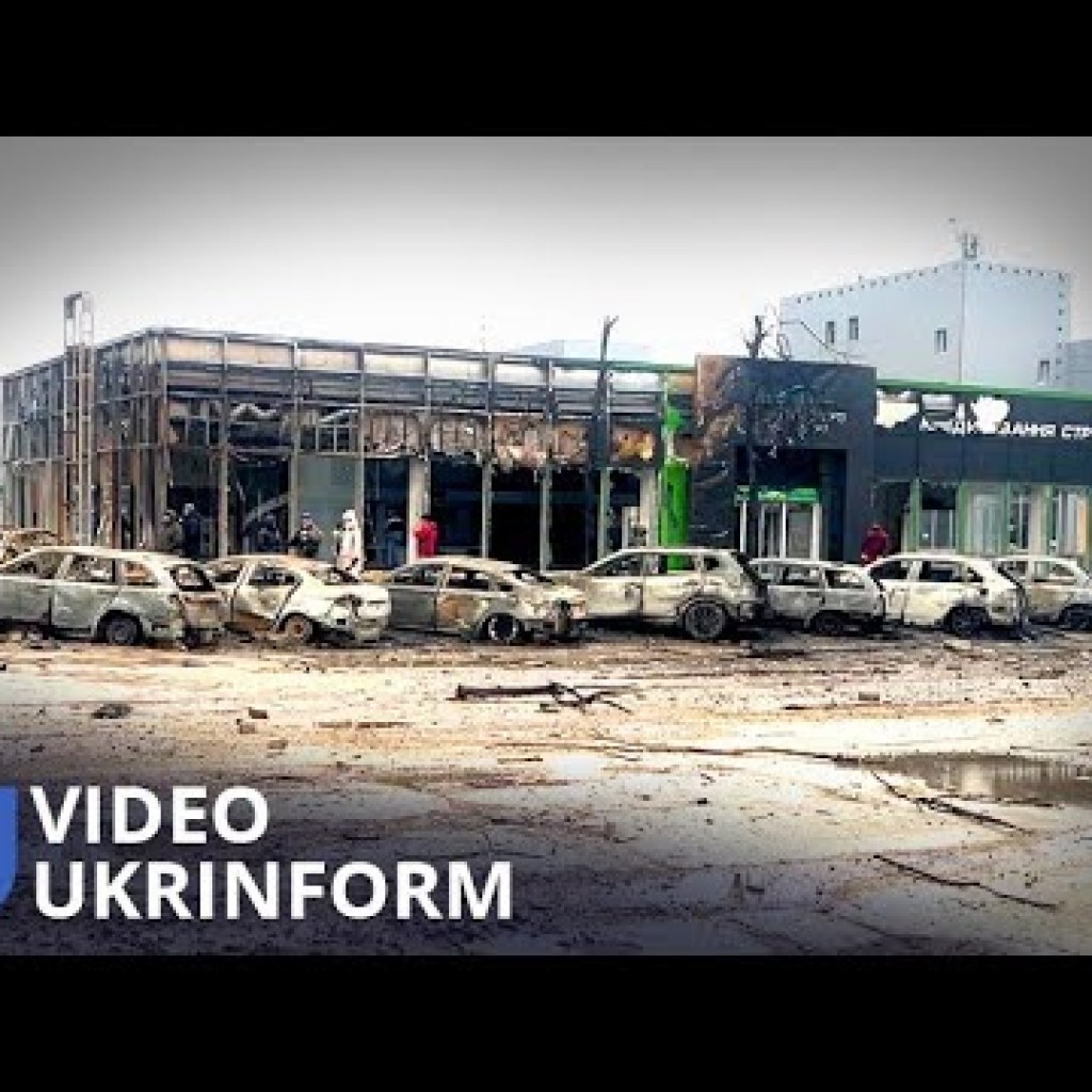 A huge crater was formed in one of the districts of the capital after the shelling A huge crater was formed in one of the districts of the capital after the shelling