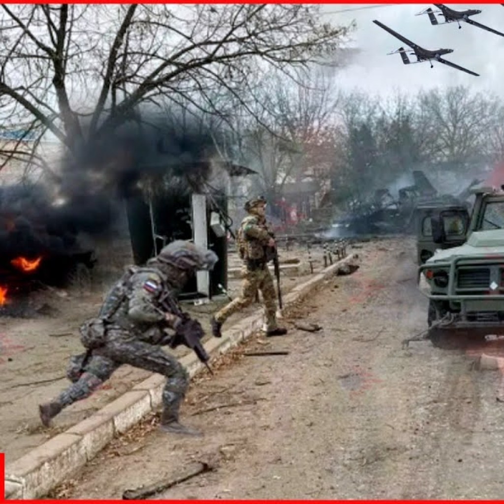 Ukrainian troops stop Russian assault group with drone strike Ukrainian troops stop Russian assault group with drone strike