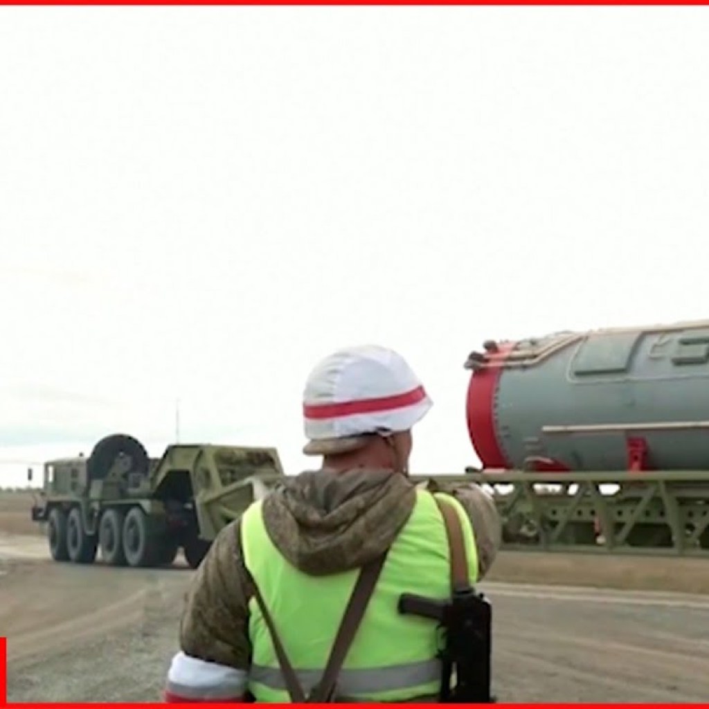 Russia shows footage of its Avangard intercontinental missile system Russia shows footage of its Avangard intercontinental missile system