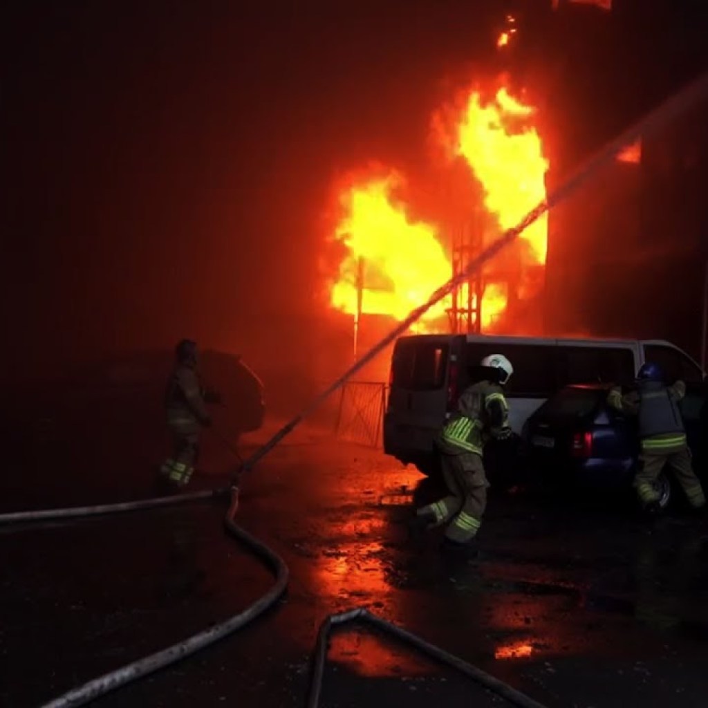 Massive attack on the capital Massive attack on the capital