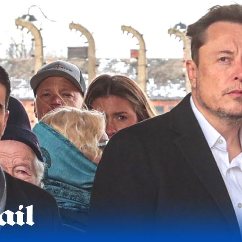 Elon Musk and Ben Shapiro visit former Nazi concentration camp in Auschwitz Elon Musk and Ben Shapiro visit former Nazi concentration camp in Auschwitz