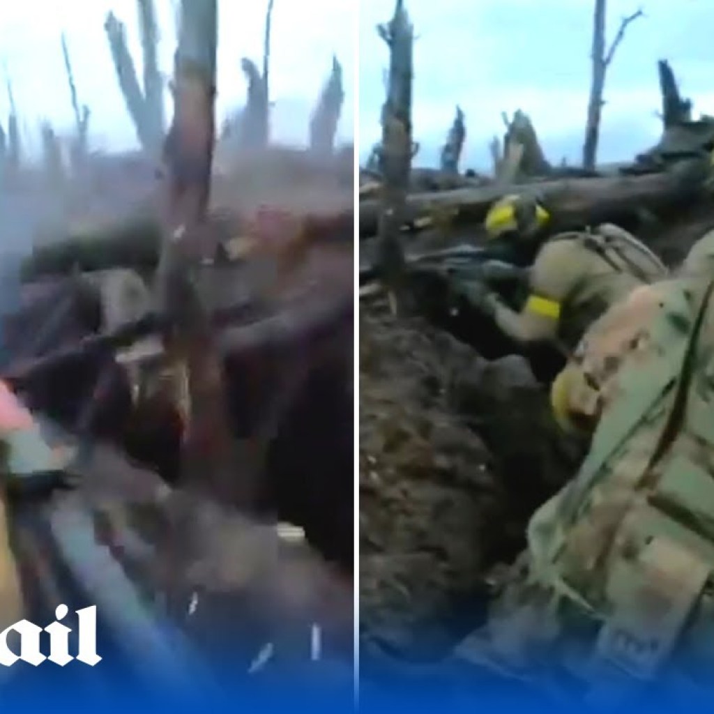 Ukraine’s heroic 43rd Brigade attack a Russian trench in hellish conditions near Kupyansk Ukraine’s heroic 43rd Brigade attack a Russian trench in hellish conditions near Kupyansk