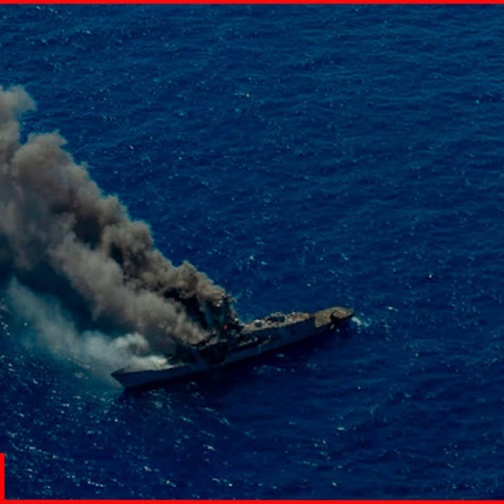 A further Russian warship was struck in Crimea A further Russian warship was struck in Crimea