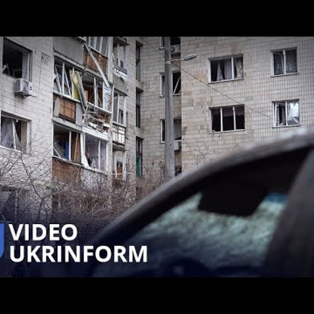 In Vyshnevo, 11 high-rise buildings were damaged as a result of the attack In Vyshnevo, 11 high-rise buildings were damaged as a result of the attack