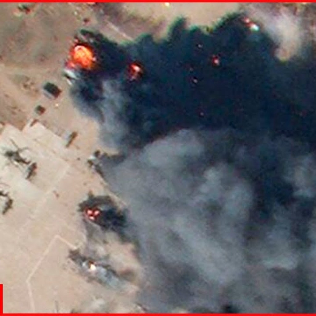 Helicopters burned at Russian Taganrog airfield Helicopters burned at Russian Taganrog airfield