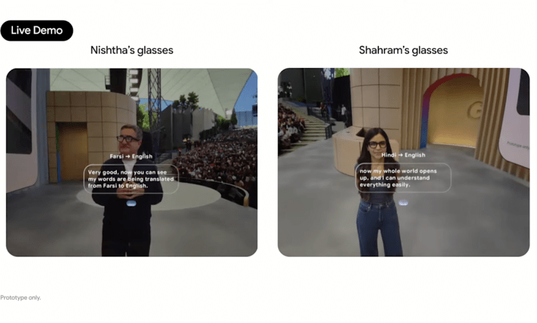 Google Demos Android XR glasses in I/O with live language translation Google Demos Android XR glasses in I/O with live language translation