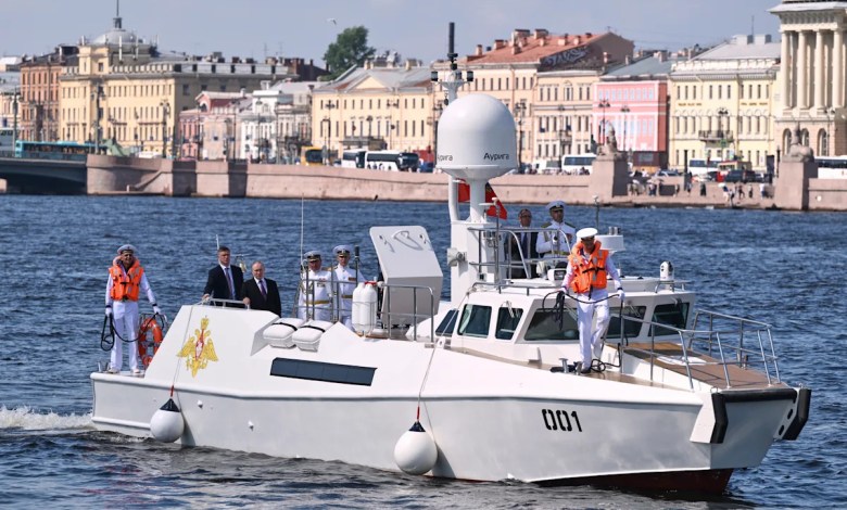 Russia cuts its celebrations to honor its naval forces as Ukraine launches more drone attacks Russia cuts its celebrations to honor its naval forces as Ukraine launches more drone attacks