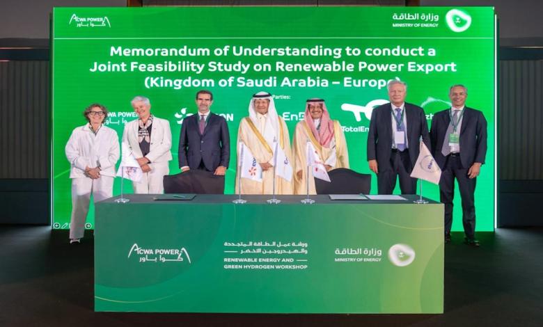 ACWA Power agrees to export renewable energy to Europe ACWA Power agrees to export renewable energy to Europe