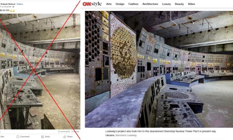 Images show the control room of the Chernobyl nuclear power plant, not the Pakistani air force base after India’s strike Images show the control room of the Chernobyl nuclear power plant, not the Pakistani air force base after India’s strike