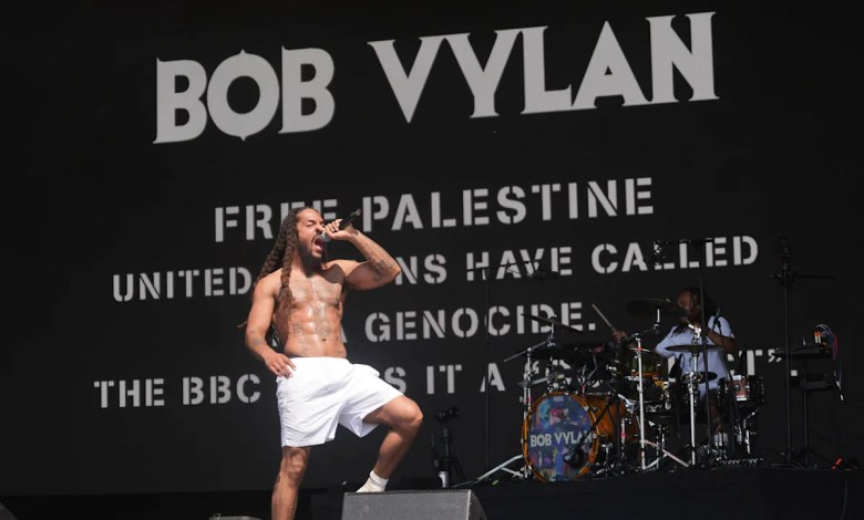 British police review rapper’s anti-Israel comments at Glastonbury Festival British police review rapper’s anti-Israel comments at Glastonbury Festival