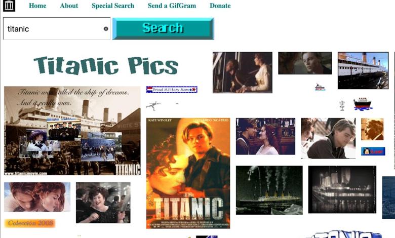 Modern geolocation of Internet Archives GIF search engine Modern geolocation of Internet Archives GIF search engine