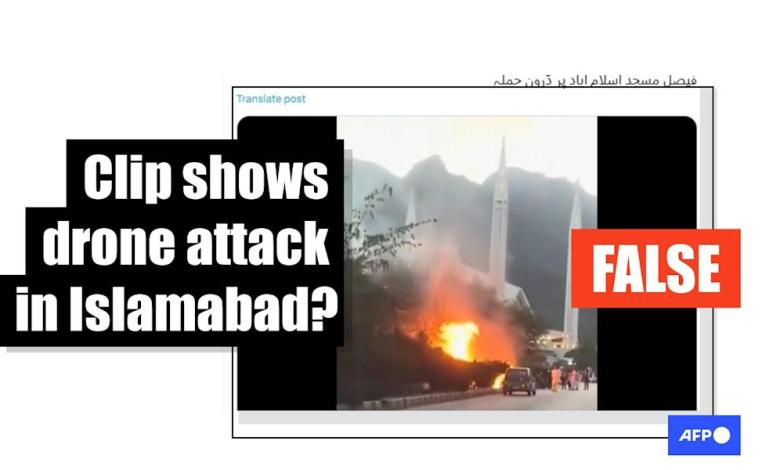 Old Pakistani mosque fire distorts 'Indian strike' Old Pakistani mosque fire distorts 'Indian strike'