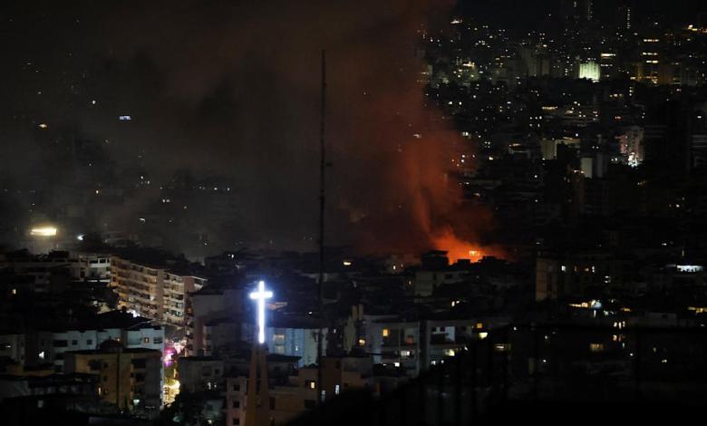 Israel strikes southern Beirut on the eve of religious holiday Israel strikes southern Beirut on the eve of religious holiday