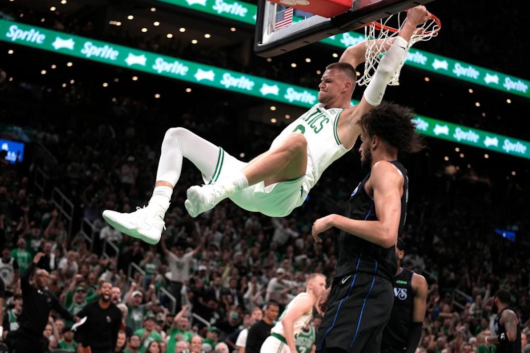 Kristaps Porziņģis shines in return as Celtics dominate Mavericks in Game 1 of 2024 NBA Finals