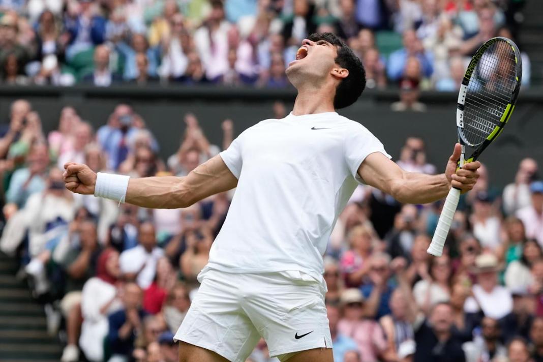 Rematch set for Wimbledon final as Carlos Alcaraz and Novak Djokovic advance to men’s semifinals