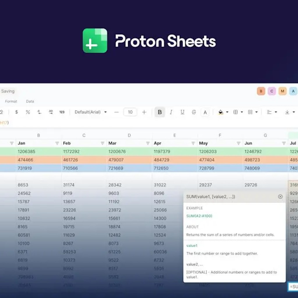 Proton Sheets joins the company’s productivity suite Proton Sheets joins the company’s productivity suite