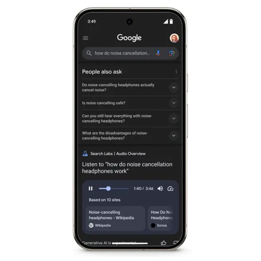 Google Search uses AI-generated podcast hosts to answer your questions Google Search uses AI-generated podcast hosts to answer your questions