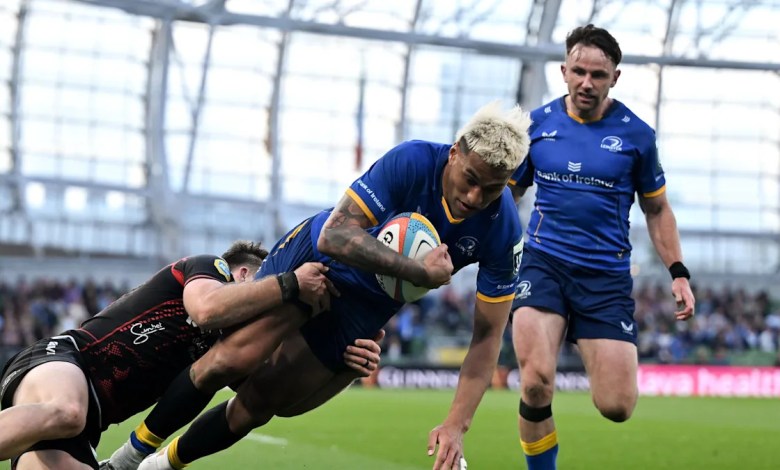 Leinster beat the Lions to move third in the URC table Leinster beat the Lions to move third in the URC table