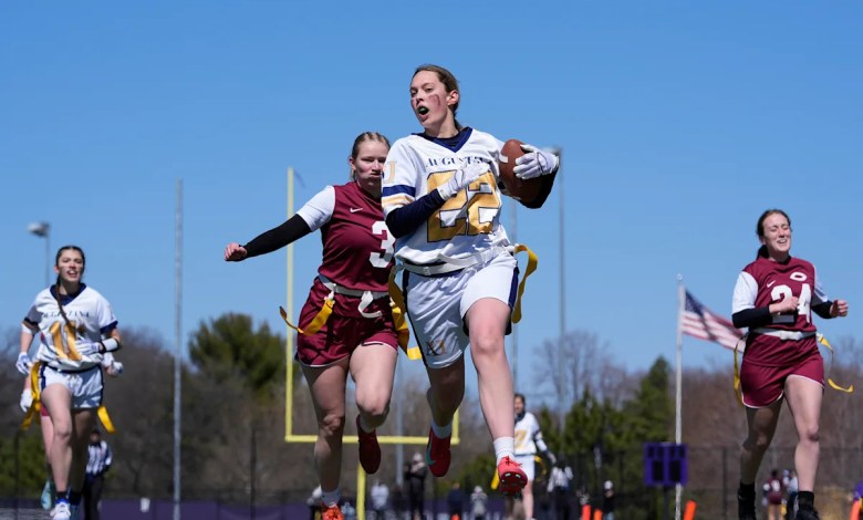 Women’s flag football is on the verge of achieving NCAA championship status before the sport makes its Olympic debut Women’s flag football is on the verge of achieving NCAA championship status before the sport makes its Olympic debut