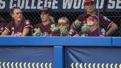 Mississippi State has broccoli in the hole at WCWS vs Texas thanks to the Broccoli Guy Mississippi State has broccoli in the hole at WCWS vs Texas thanks to the Broccoli Guy