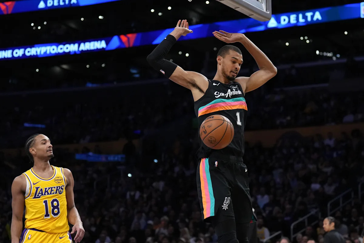 Victor Wembanyama says he was ‘proving a point’ with his 40-point barrage in Spurs’ win over Lakers Victor Wembanyama says he was ‘proving a point’ with his 40-point barrage in Spurs’ win over Lakers