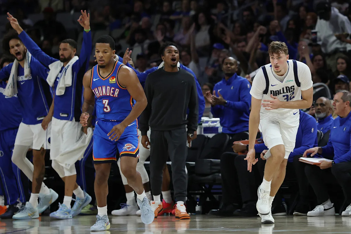 Cooper Flagg drops 10 points as Mavericks hang on to beat Thunder in his preseason debut Cooper Flagg drops 10 points as Mavericks hang on to beat Thunder in his preseason debut
