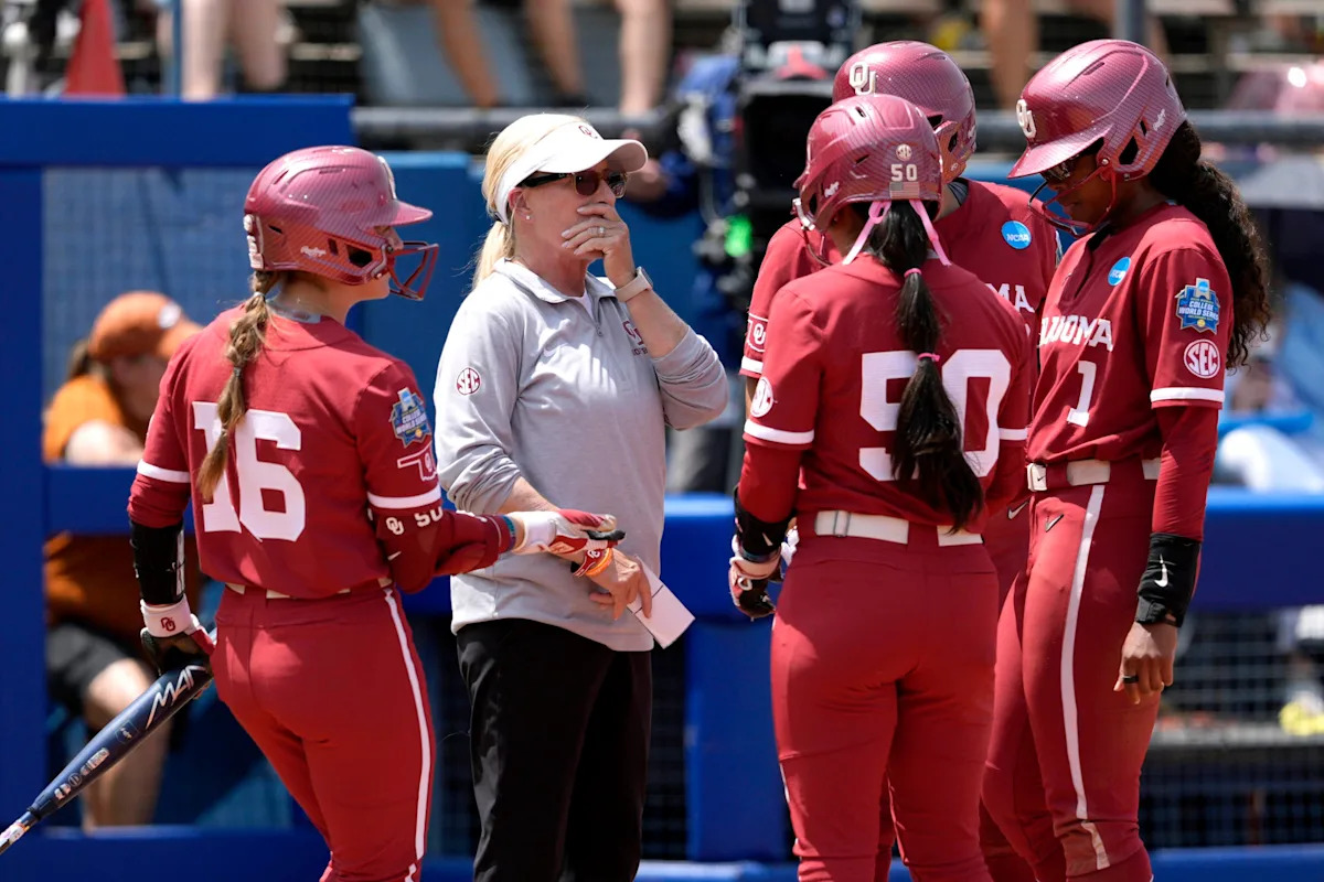 Oklahoma Softball drops one spot in latest NFCA/GOROUT Coaches Poll Oklahoma Softball drops one spot in latest NFCA/GOROUT Coaches Poll