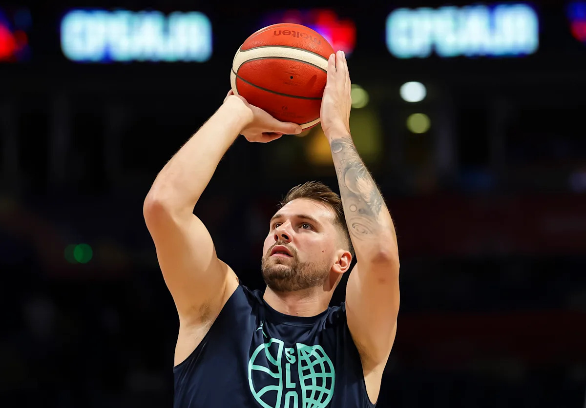 Lakers all in with Luka Dončić as Jeanie Buss and Rob Pelinka travel to Poland to watch him play for Slovenia Lakers all in with Luka Dončić as Jeanie Buss and Rob Pelinka travel to Poland to watch him play for Slovenia