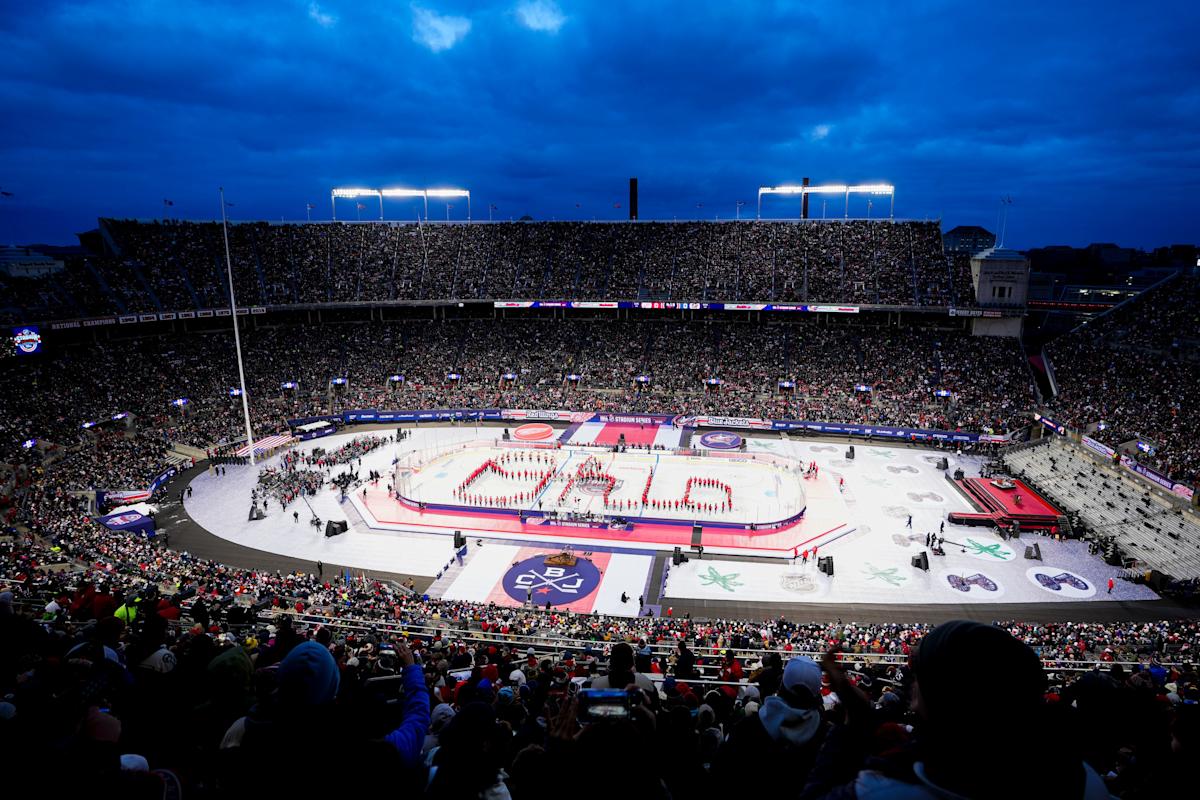 Columbus Blue Jackets’ first outdoor game draws second-highest NHL outdoor attendance Columbus Blue Jackets’ first outdoor game draws second-highest NHL outdoor attendance