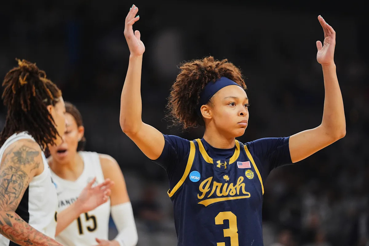 Notre Dame’s Hannah Hidalgo breaks NCAA single-season steals record in March Madness game Notre Dame’s Hannah Hidalgo breaks NCAA single-season steals record in March Madness game