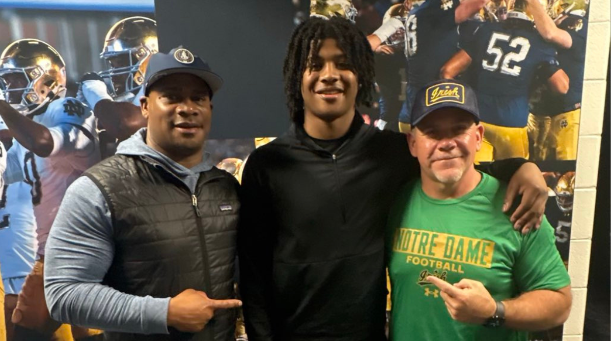 Notre Dame Lives Up To High Expectations For Elite Edge Jackson Vaughn Notre Dame Lives Up To High Expectations For Elite Edge Jackson Vaughn