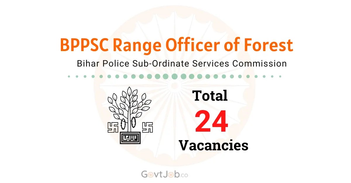 Bihar BPSSC Range Officer of Forest Recruitment 2025. Bihar BPSSC Range Officer of Forest Recruitment 2025.